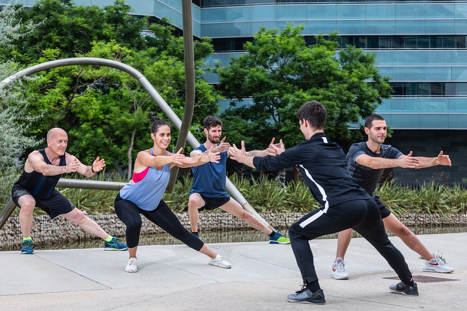 Entrenamiento en grupo en Barcelona 1 Entrenamiento en grupo en Barcelona