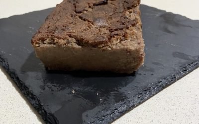 Bizcocho de castaña saludable, vegano y sin gluten