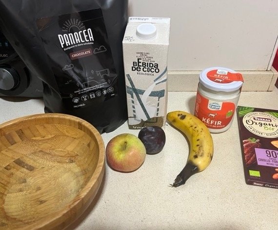 Ingredientes desayuno Fit and Friends
